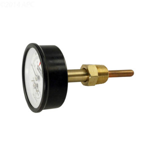 Raypak 0-200 PSI Temperature and Pressure Gauge, 007399F