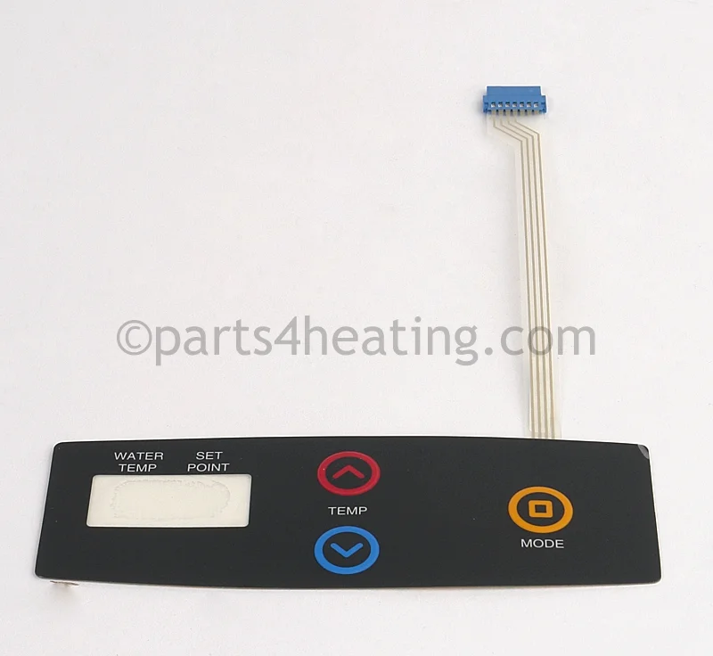 Raypak009492FMembrane Switch With Decal
