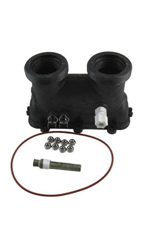 Raypak Inlet / Outlet (106) Header Complete - 011594F