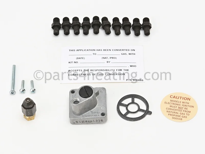 Raypak011633FNatural to Propane Conversion Kit Fits: P-M130A, P-R130A