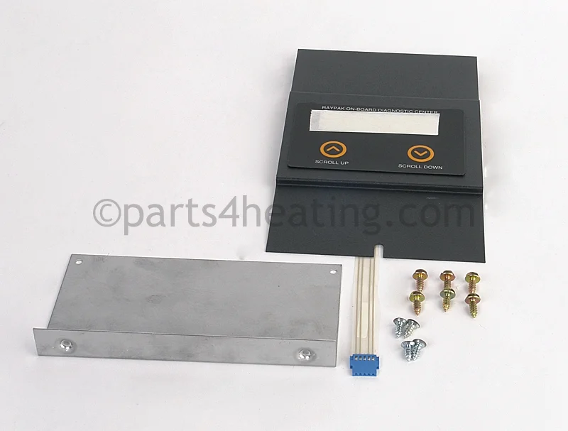 Raypak012634FControl Board Box Cover Panel with Display