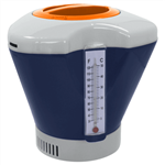 CPA Floating Plastic Chlorine Pool Dispenser with Built-In Thermometer 017210