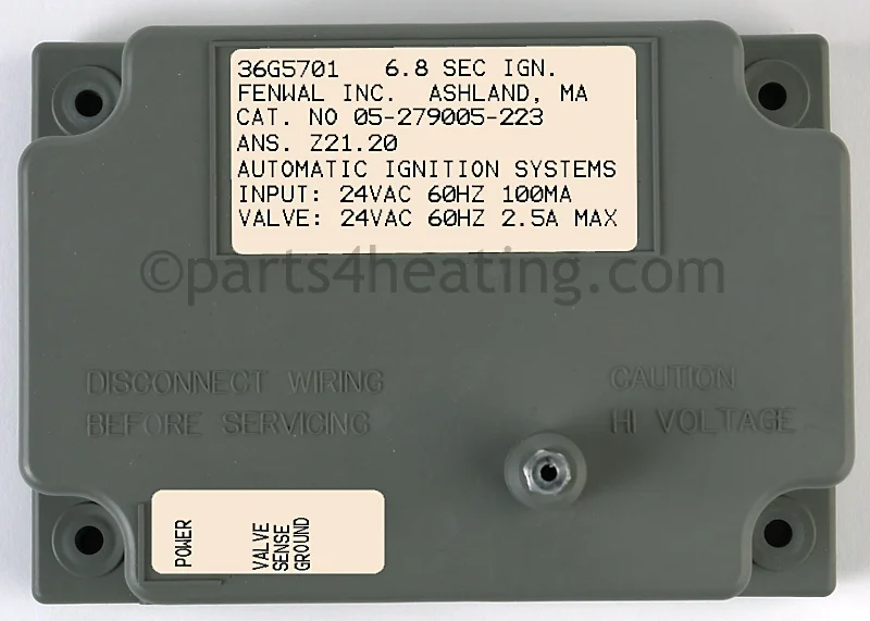 Kidde-Fenwal05-279005-223Ignition Control Board Module Replacement
