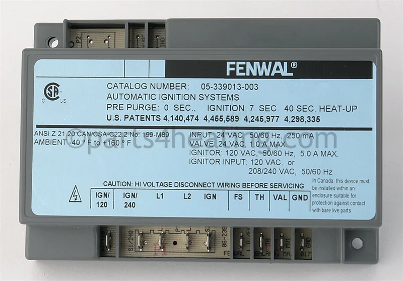 Kidde-Fenwal05-339013-003Ignition Control Board Natural Gas and LP