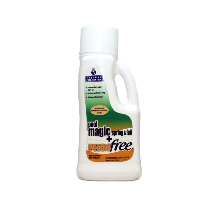 Natural Chemistry Pool Magic + PHOSfree Spring & Fall Purifier – 1 Liter (ltr)/33.9 Ounce (oz)