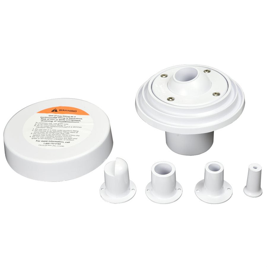 Pentair | 08429-0000 | Complete Insider Wall Inlet Fitting – 1.5" Slip, White, For Concrete Pools