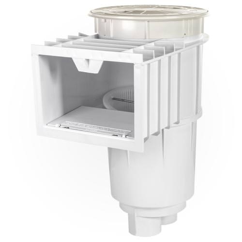 Sta-Rite U-3 Skimmer with Float Valve 08650-1403 - Concrete Pools - White
