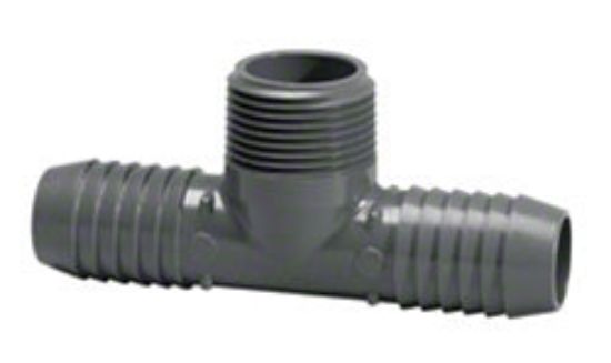 Lasco 1.25-Inch Ins X Ins X MPT Combination Tee HI-MAX Fitting - 1403-012