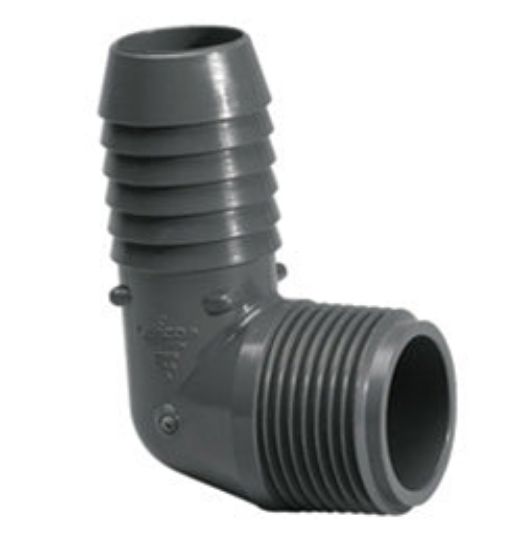 Lasco 1.25-Inch Ins X MPT 90 Elbow Combination HI-MAX Fitting - 1413-012