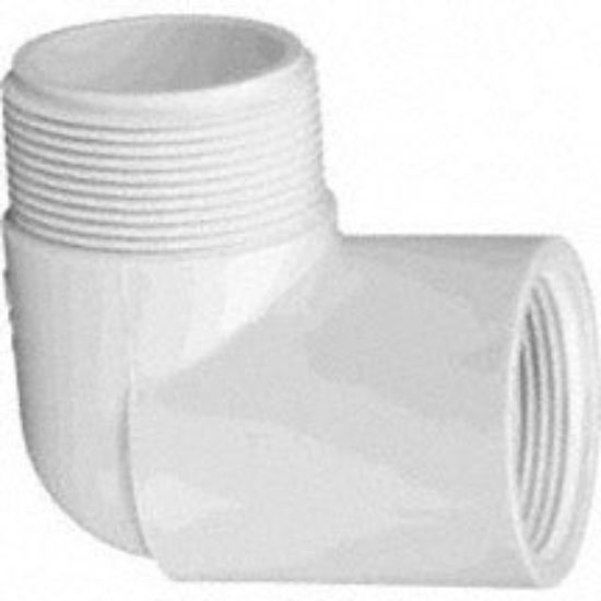 Lasco Fittings INC 1.25In MPT X FPT 90 Elbow Street Schedule 40 - 412-012