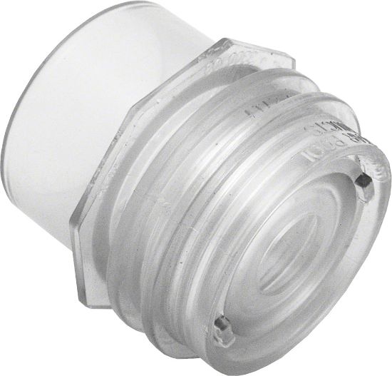 Aquastar Pool Products Inc. 1 1/2In Flush Mount Return 3/4In Orifice Clear - JE3100B