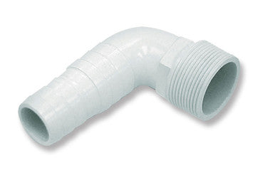 Swimline HydroTools Swimming Pool or Spa Tapered Threaded and Barbed Elbow Fitting 4.75