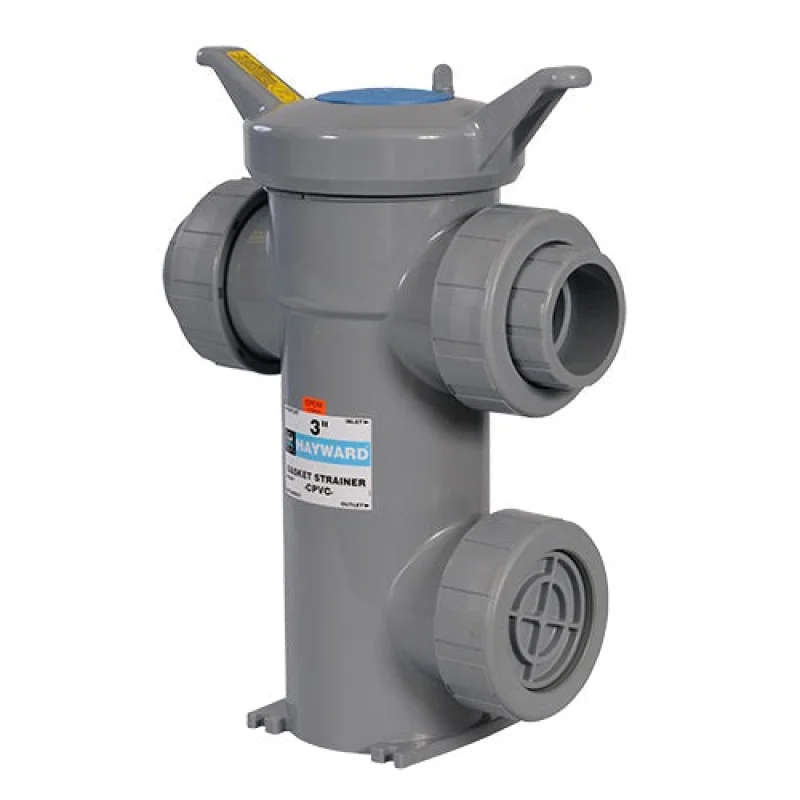1/2" Hayward PVC Simplex Basket Strainer, EPDM O-Rings, Flanged End (SB1050FE)