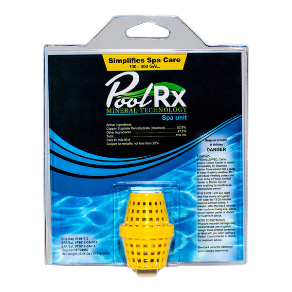 PoolRx 101057 Yellow Spa Mineral Unit for 100-400 GallonsPoolRx 101057 Yellow Spa Mineral Unit for 100-400 Gallons