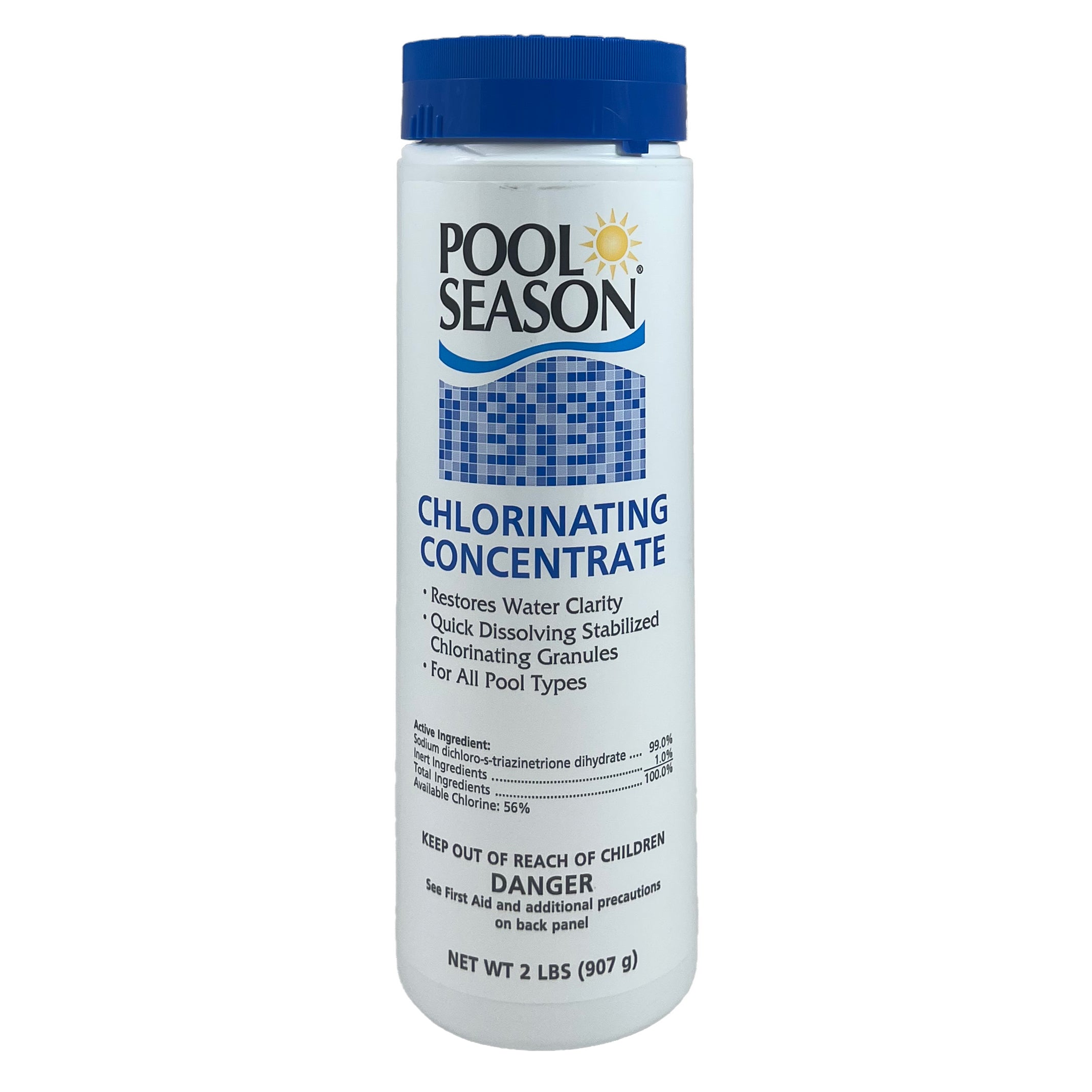 Pool Season 47251300 2 lb Chlorinating Concentrate Bottle