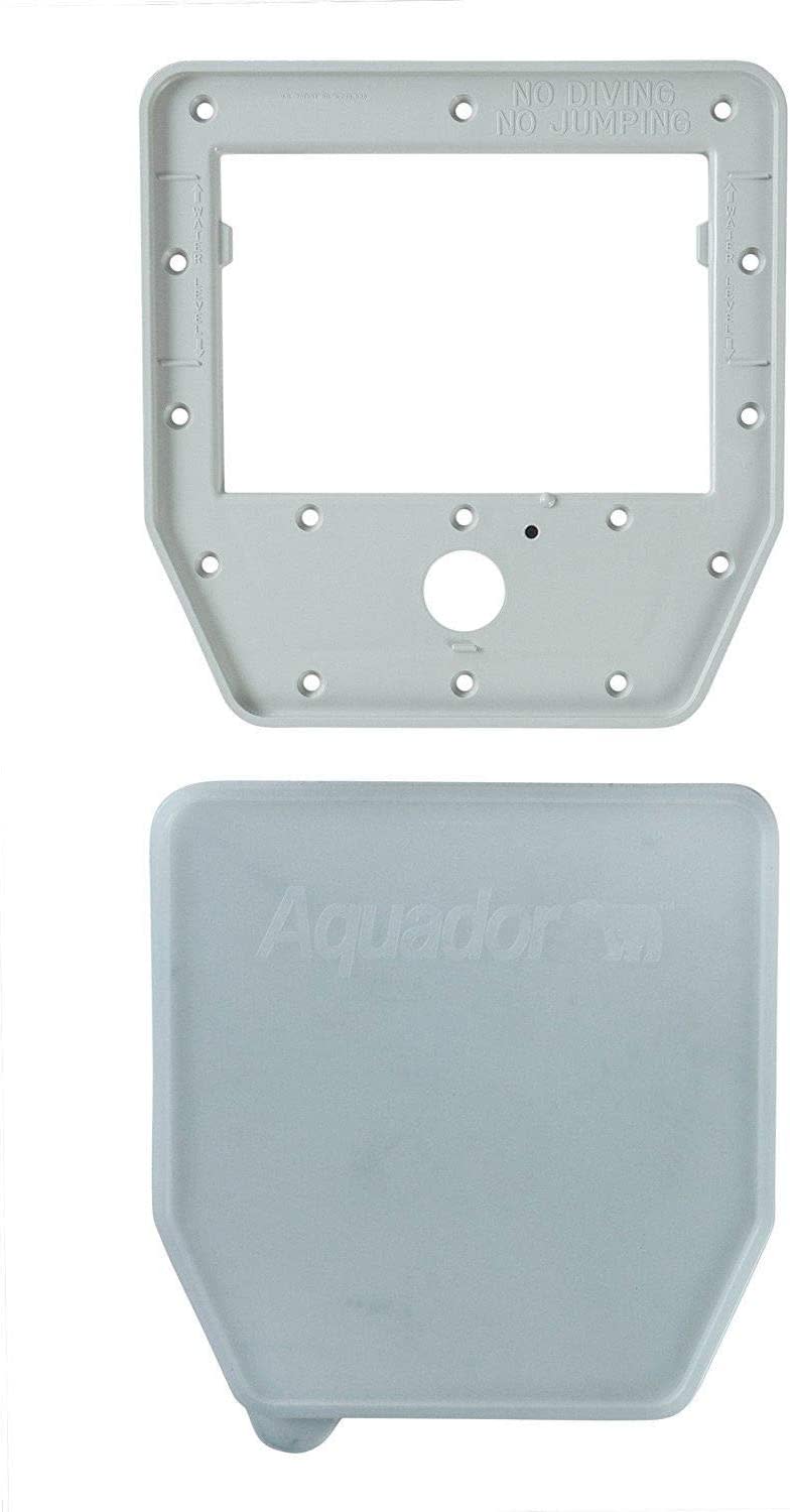 Aquador Skimmer Face Plate & Cover for Winterizing Swimming Pools - Fits Lomart Series Skimmers 71030