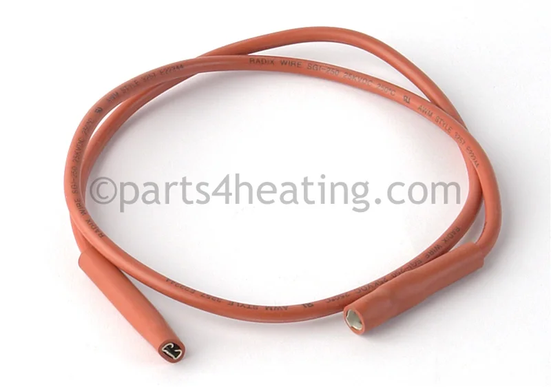 Laars Heating Systems10449518RHigh Tension Lead with Spark Plug End 31 Inch Orange/Red Wire