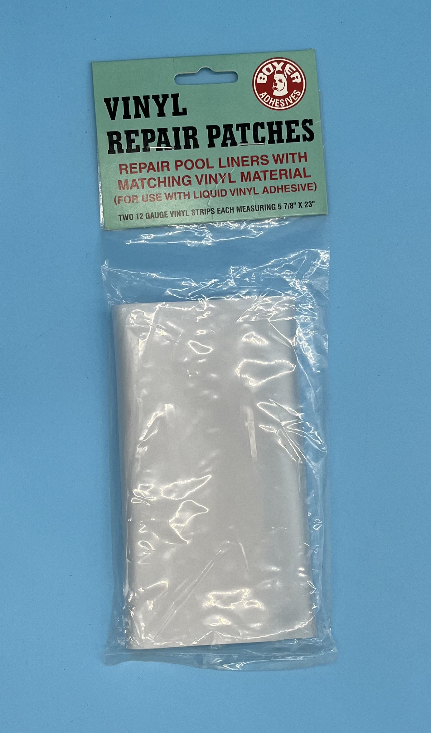 Clear Vinyl Repair Patch for Pattern Liners
