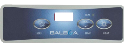10753 BalboaTopside Control Overlay, 3-Button, Lite Duplex VL403 (use 10752)