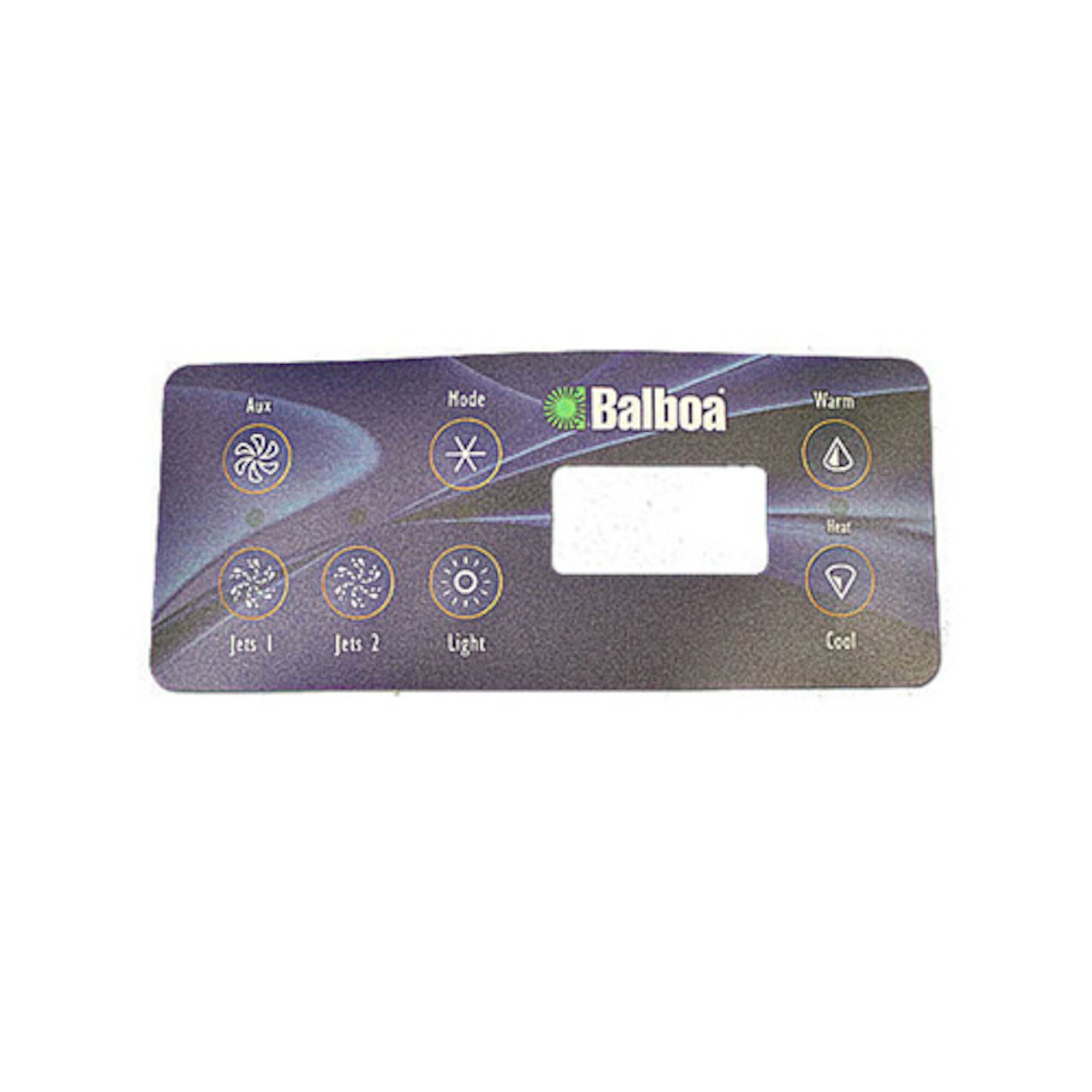 7 Button Balboa VL Series Keypad Overlay 11159
