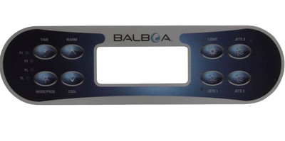 11476 Balboa Topside Control Overlay, ML700, 8-Button, 3-Pumps
