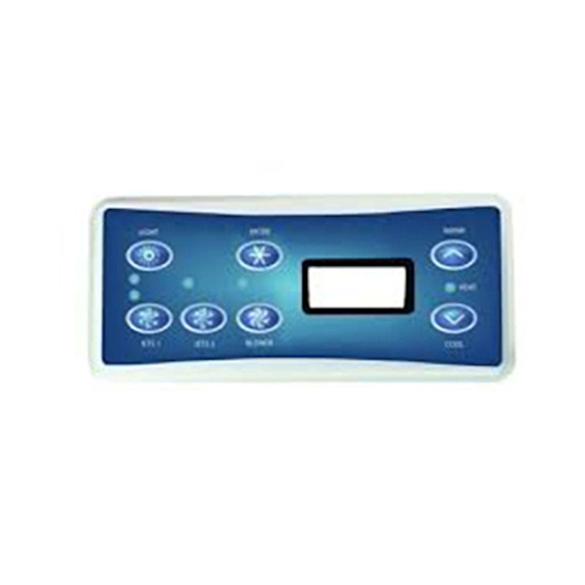 7 Button Balboa ML551 Keypad Overlay 11609