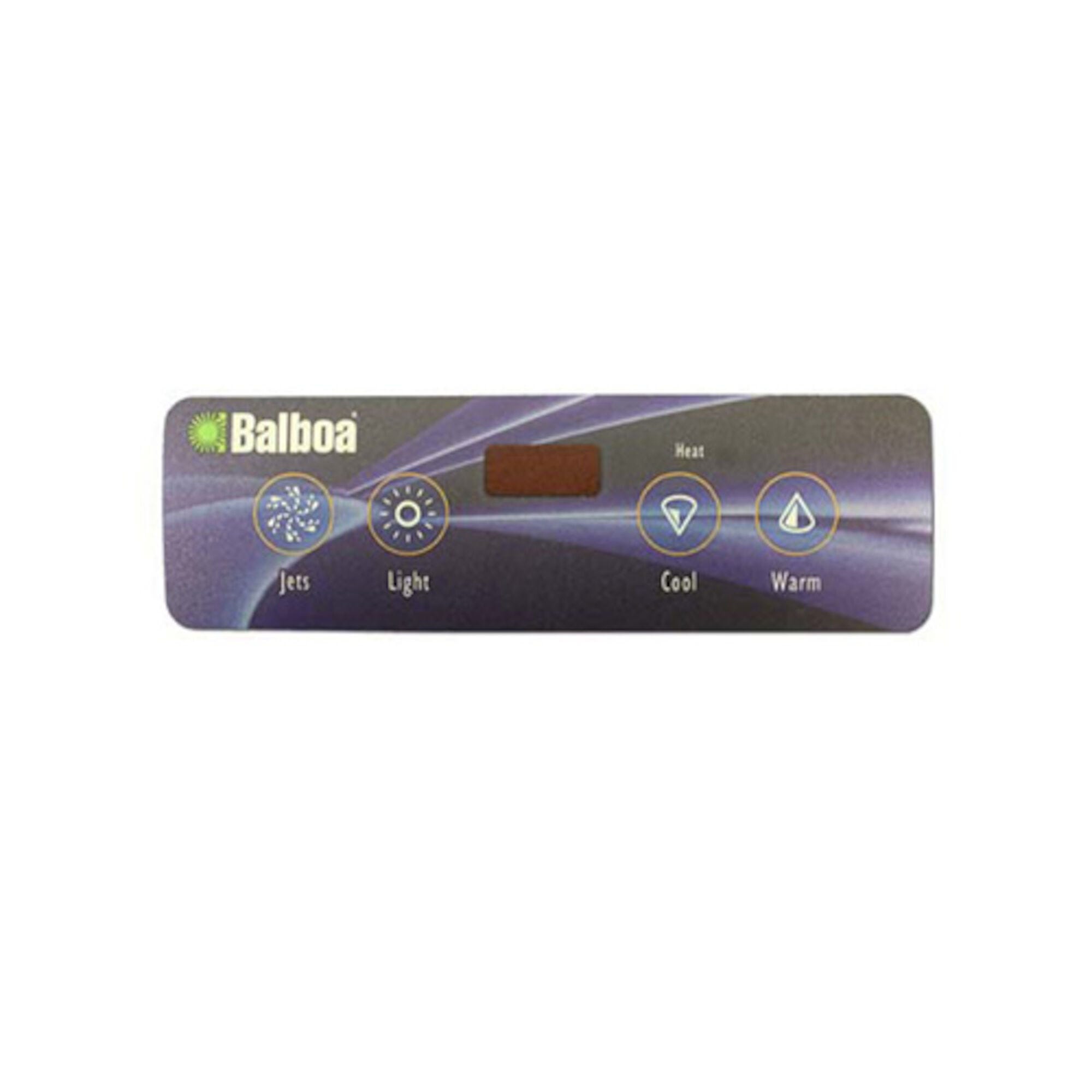 4 Button Balboa VL403 Keypad Overlay 11884