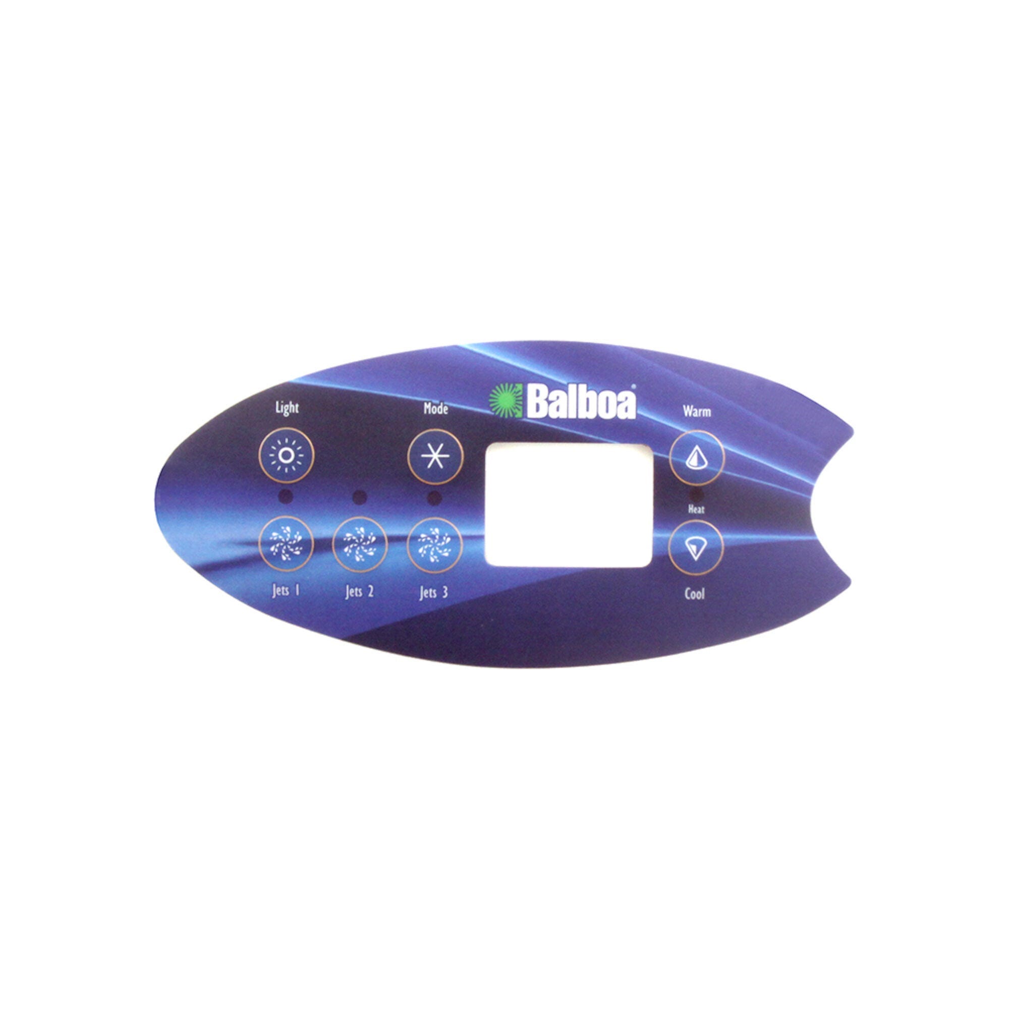 7 Button Balboa VL Series Keypad Overlay 11957