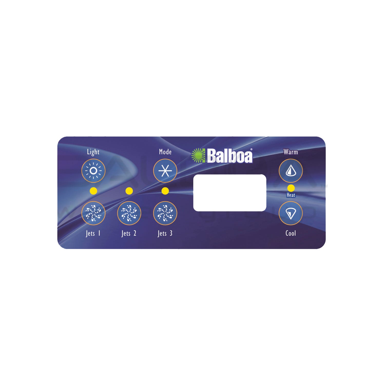 7 Button Balboa VL701S Keypad Overlay 11984