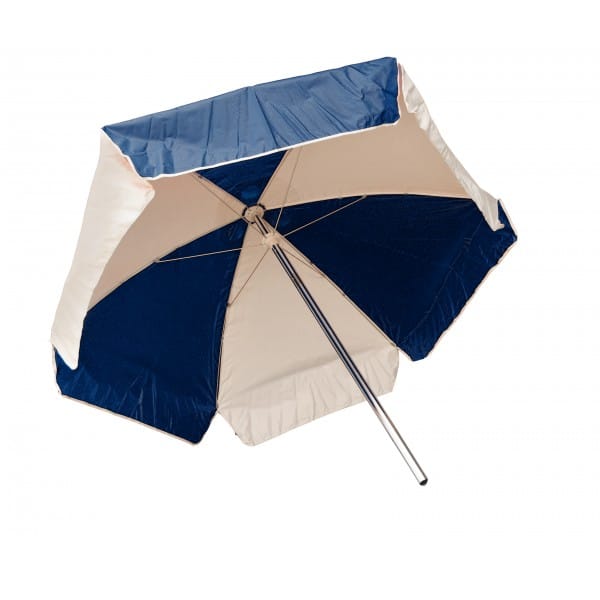 Navy & White Nylon Umbrella