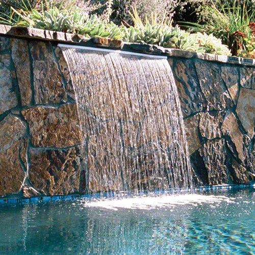 Jandy 6" Extended Lip Sheer Rain Waterfall 1204CSR - Clear Nozzle