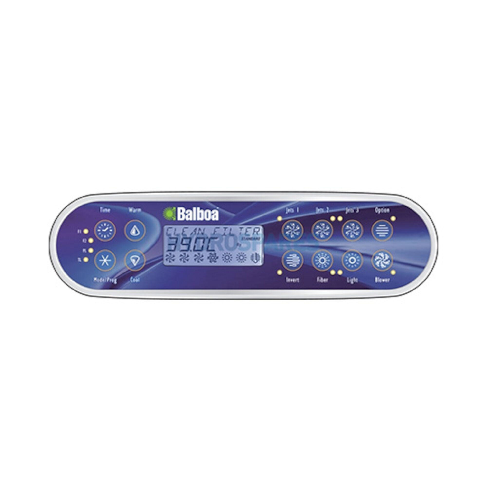 12 Button Balboa ML900 Keypad Overlay 12132