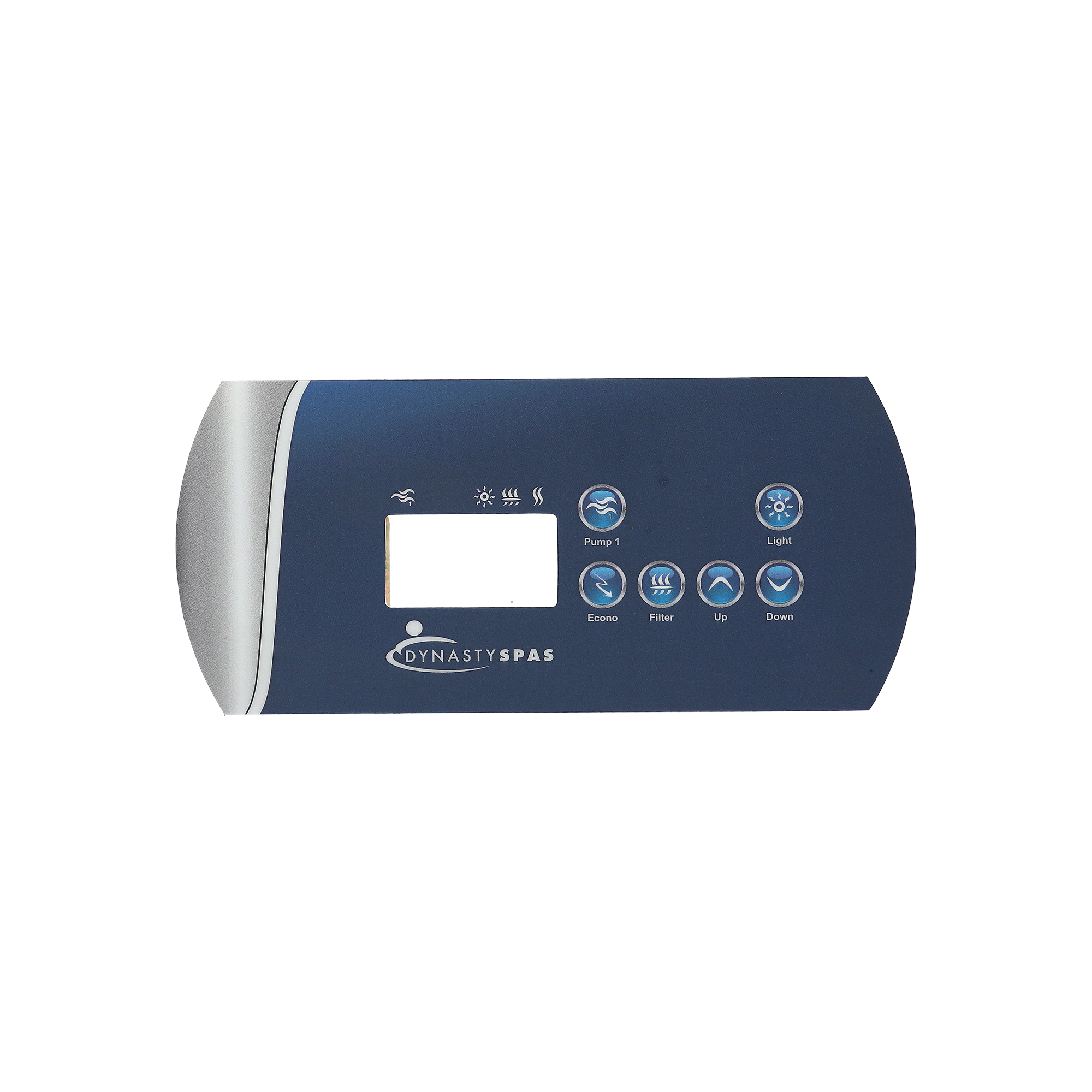 7 Button Dynasty K-85 Keypad Overlay 12488