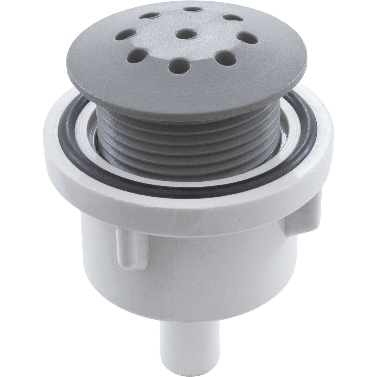 Air Injector, WW, Top Flo, 3/8"b, Straight Body, Gray : 670-2297