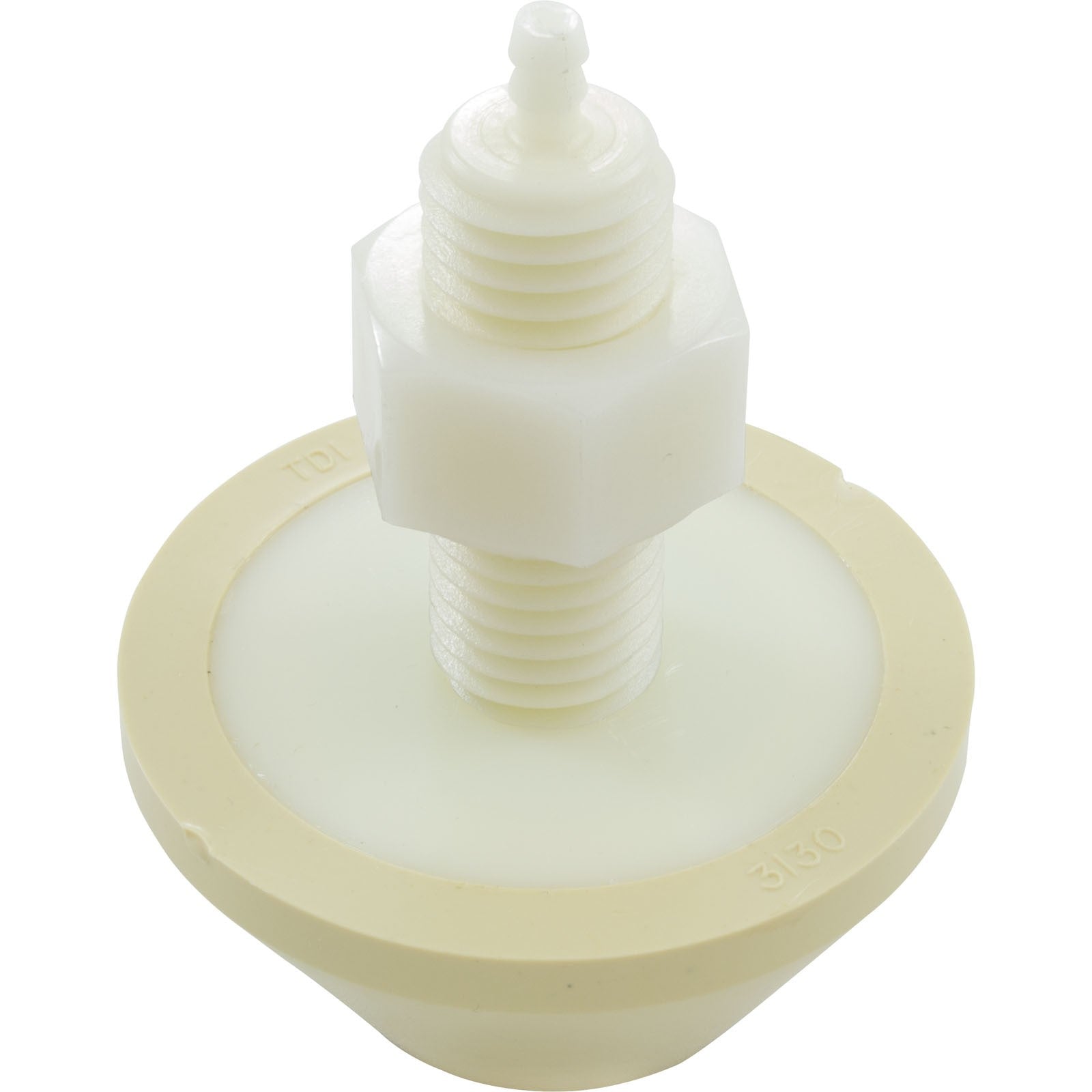 Air Button, Tecmark, Raised Cone, 7/8"hs, 2-3/4"fd, Beige : PT1-3130-03