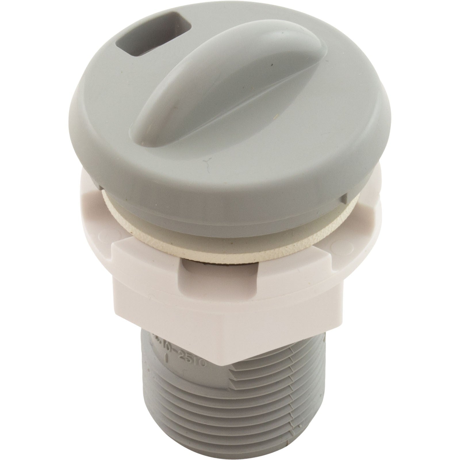 Air Ctrl, BWG/HAI Slimline, 1-1/16"hs, 1-5/8"fd, Nchd, Gry, 1/2" : 10-2510H-GR