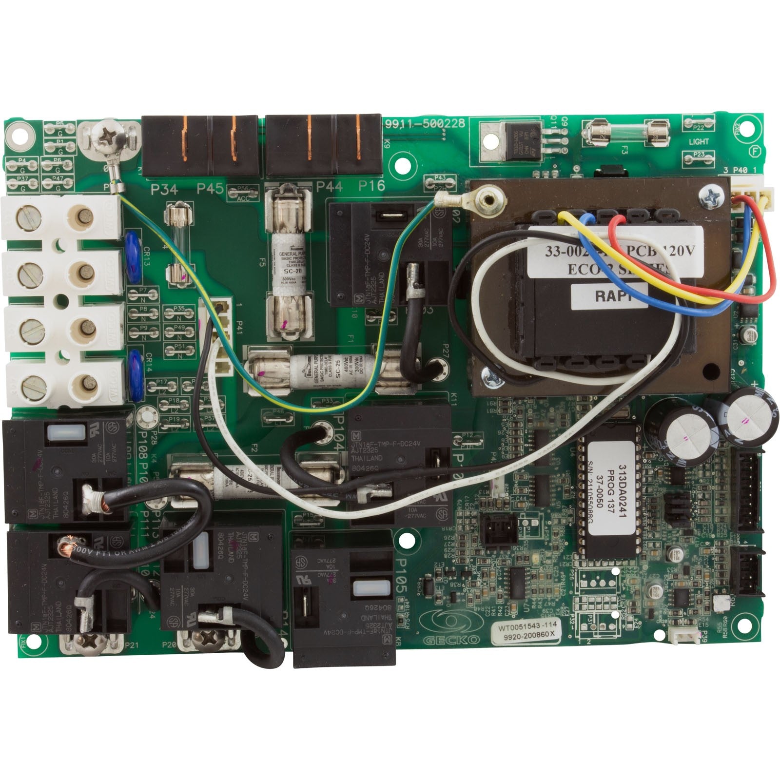PCB, Hydro-Quip, Eco-2, 115v : 33-0024-K