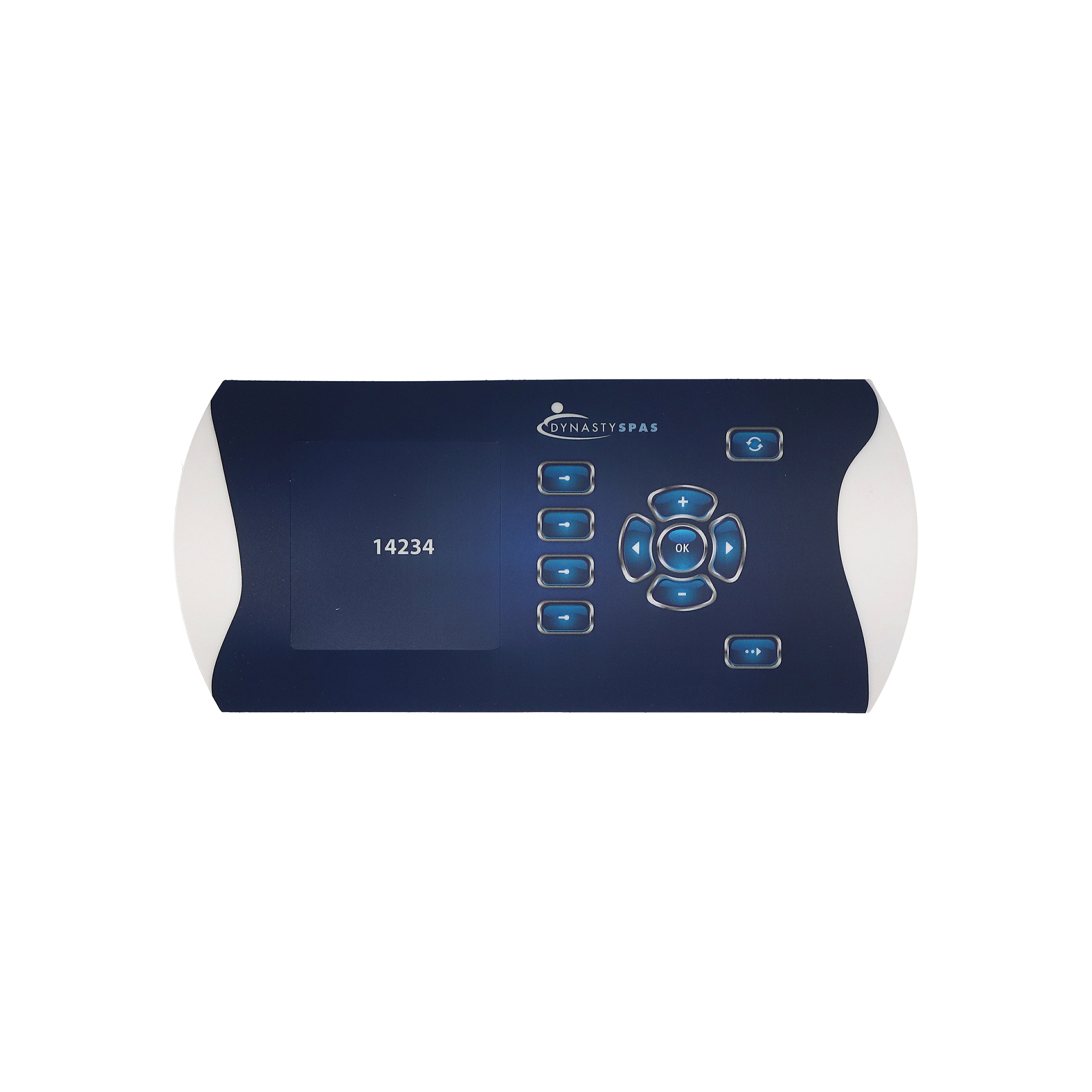 11 Button Dynasty K-600 Keypad Overlay 14234