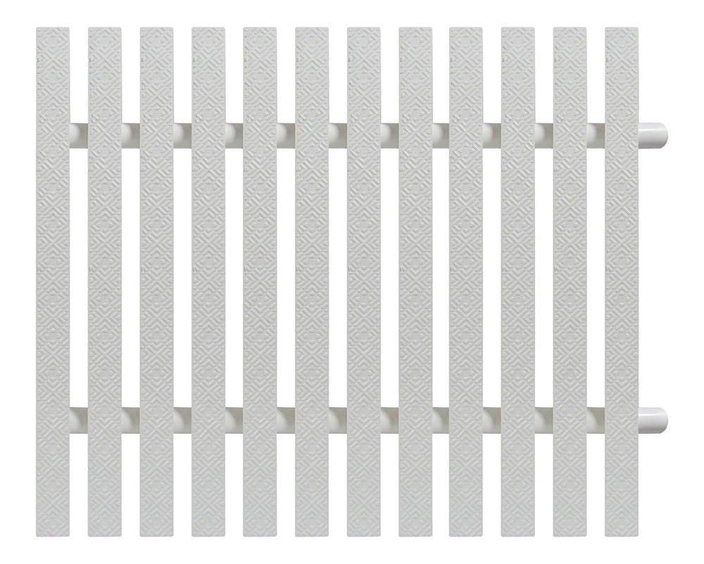 SuperGrip Perpendicular Grating 8 Inch - White - Sold Per Foot