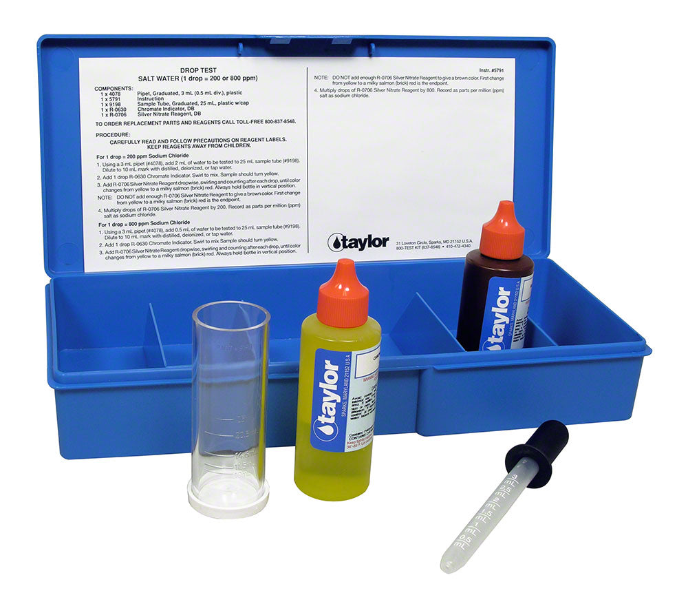 Taylor Drop Test Sodium Chloride (Salt Water) Argentometric 2 Oz. - K-1771