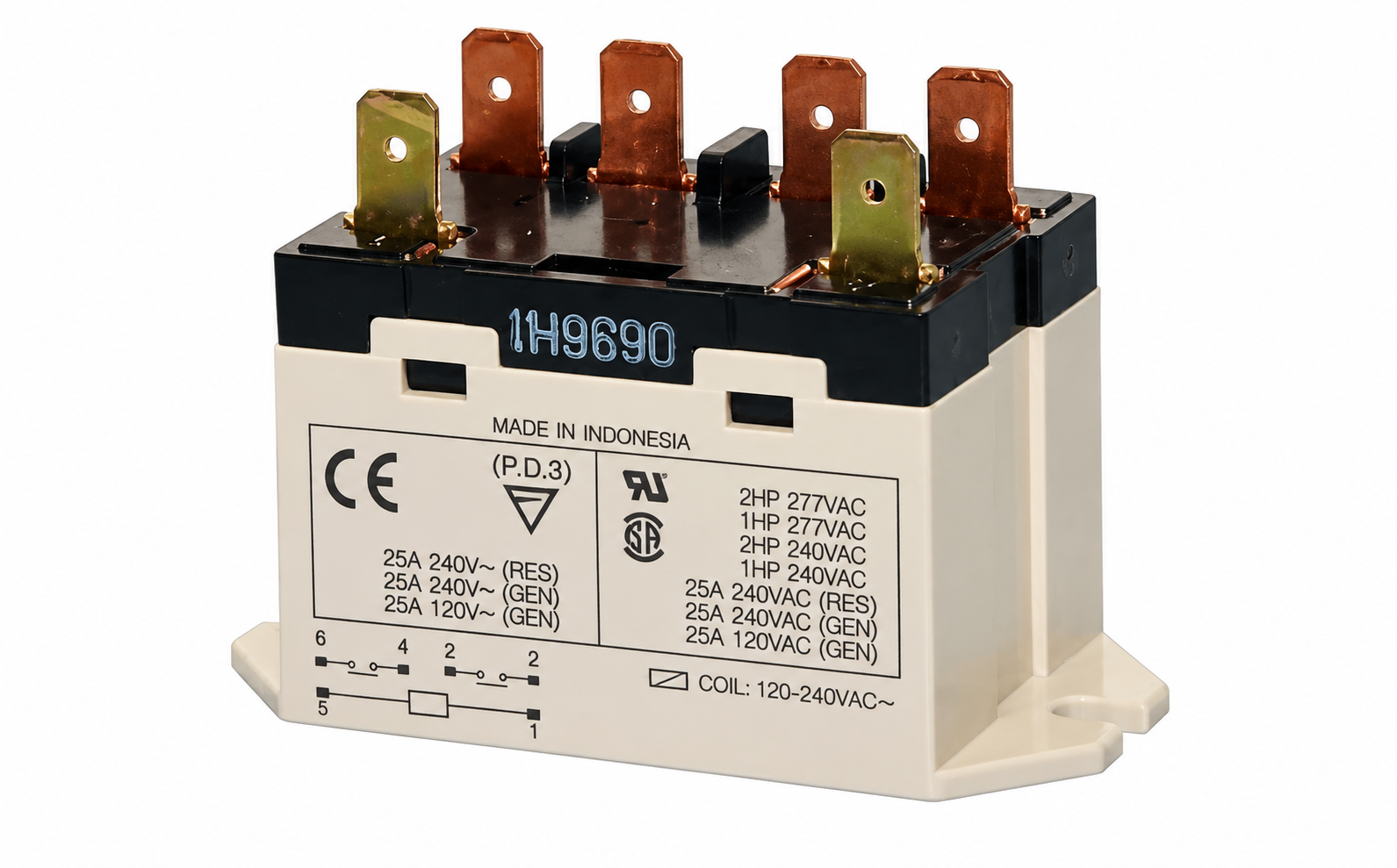 Intermatic | 143T135 | DPST Relay 3 HP 240V