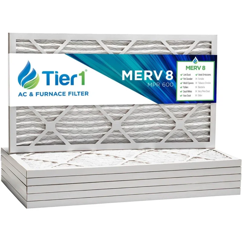 14x20x1 Merv 8 Universal Air Filter By Tier1 (6-Pack)