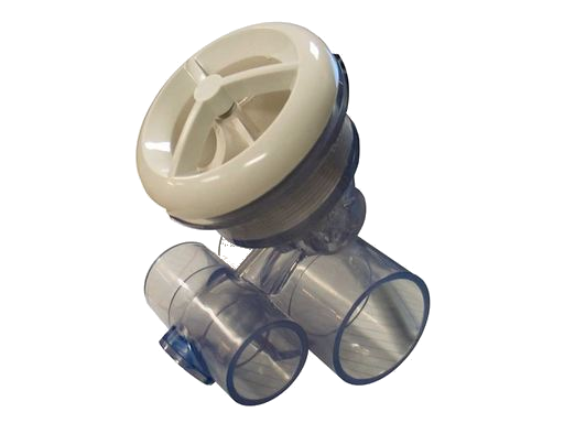 16-5250WHT BalboaMicrossage Jet Assembly 1.5" x 1" (White)