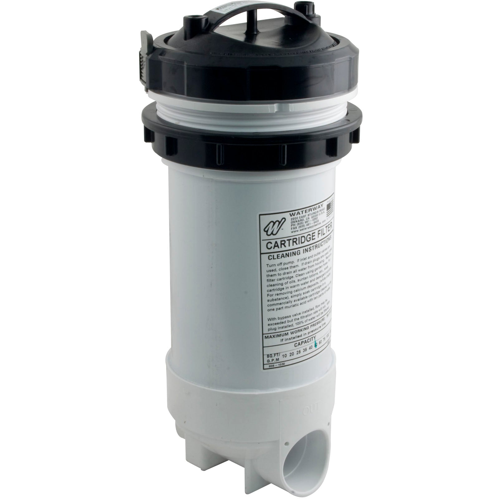 Cartridge Filter, Waterway Top Load, 50 sqft, 2" Slip