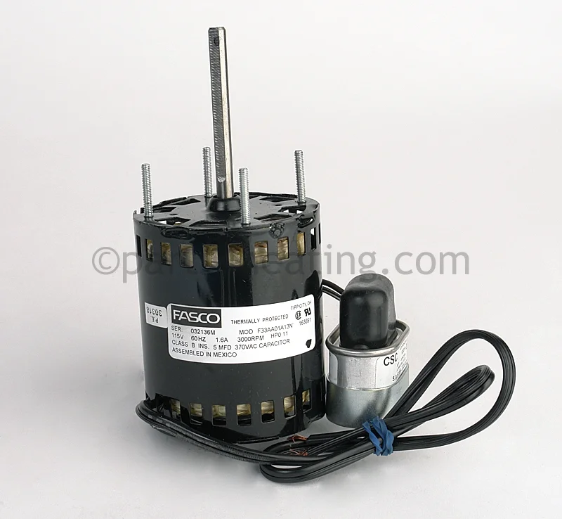 Reznor163891Venter Motor Only Series 6 115 Volt