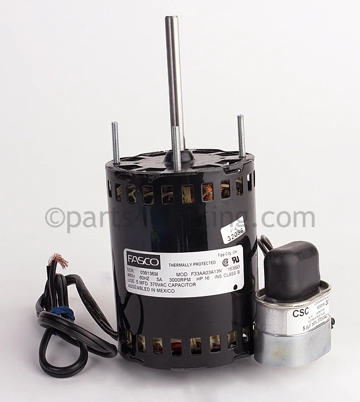 Reznor165986Venter Motor and Capacitor 460V