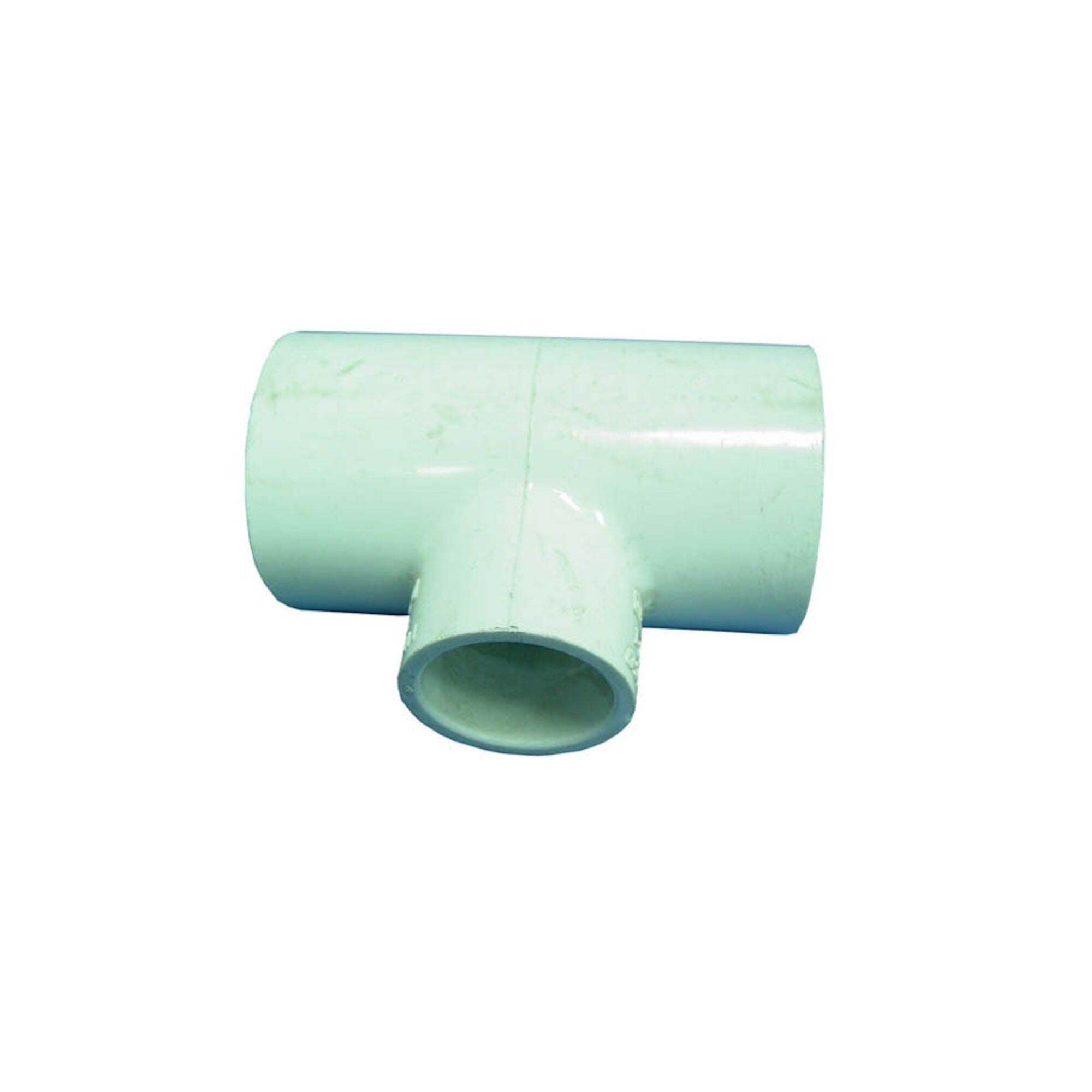 Fitting, Tee, PVC, 1-1/2"Slip x 1-1/2"Slip x 1"Slip : 401-211