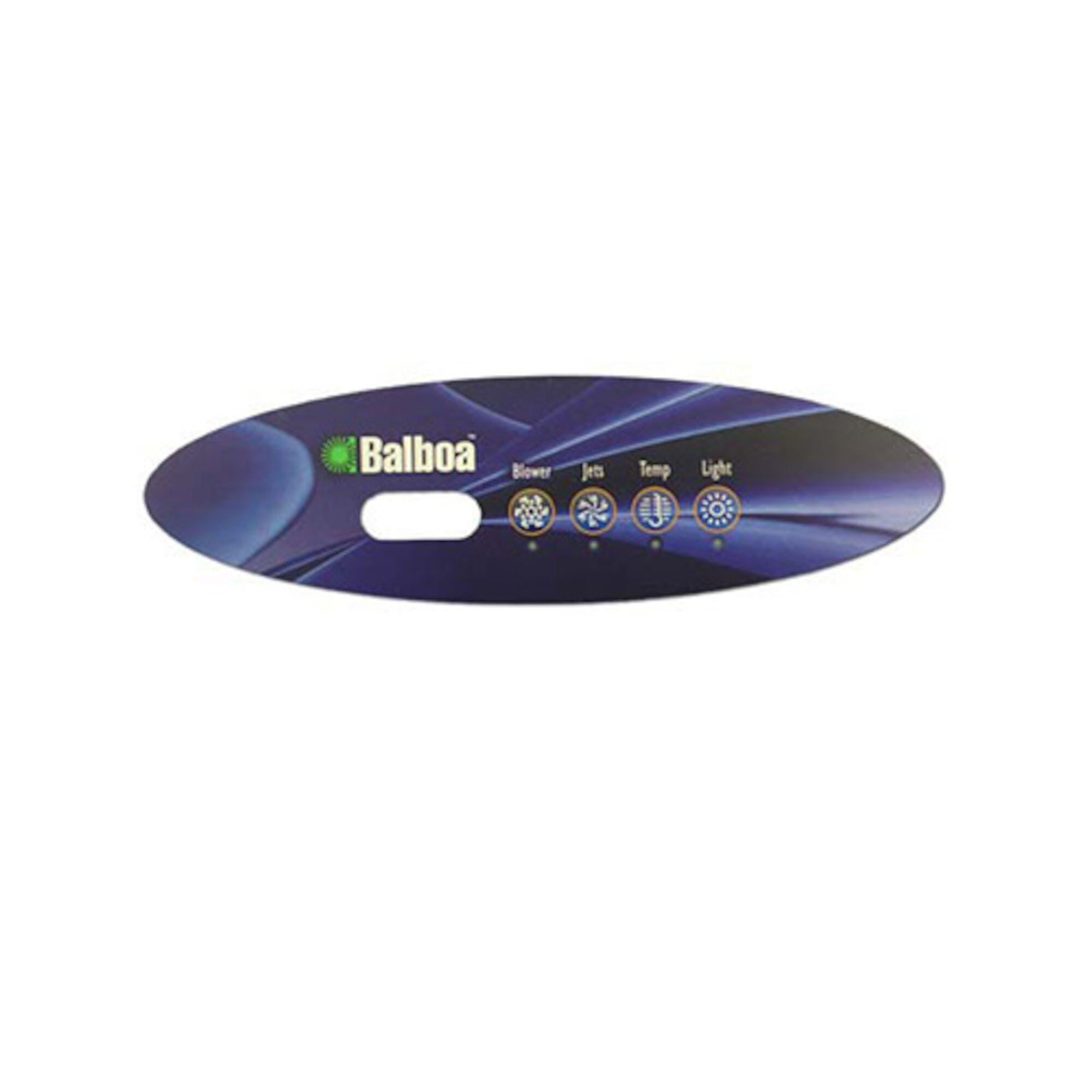 Overlay, Spaside, Balboa MVP/VL260, 4-Button, Blower-Jets-Temp-Light : 11521
