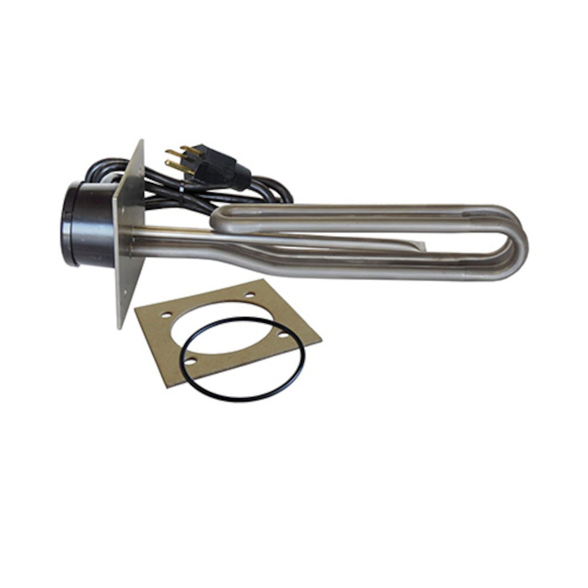 Heater Element, Watkins, 1.5kw, 115v, 4" x 4" Flange, NEMA Cord, Incoloy, With Gasket : 12-1464-AC-K