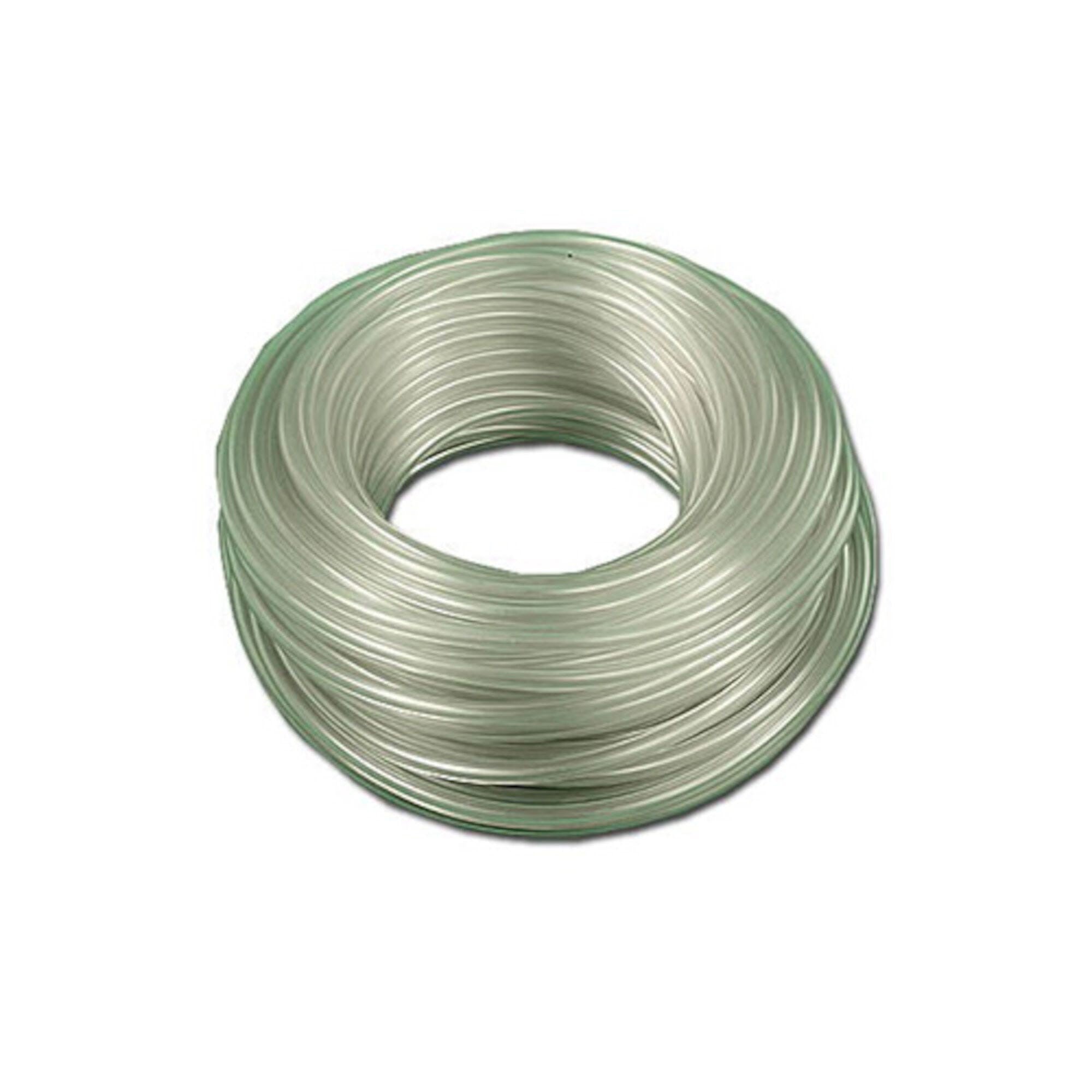 Tubing, Vinyl, Clear, 1/8"ID x 1/4"OD, Air Button, 100' Roll : 100TUBING